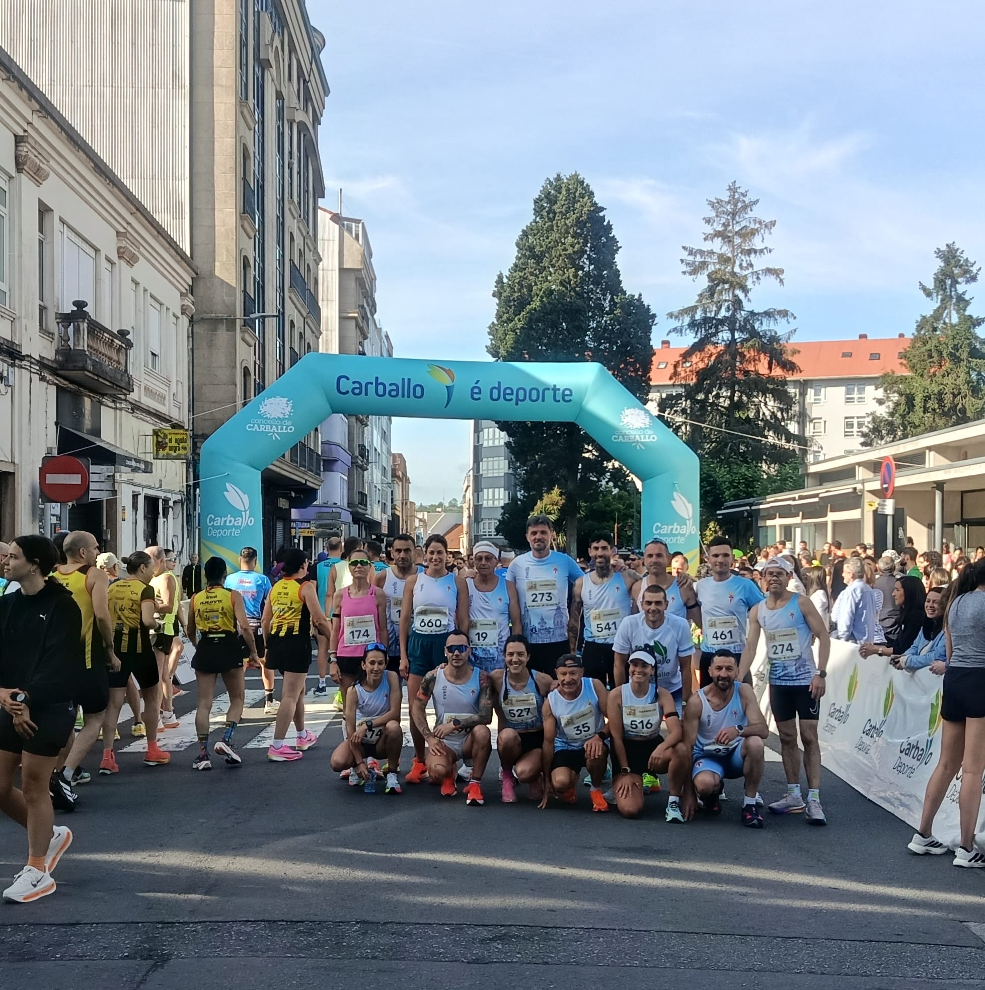 A SD Compostela Atletismo suma podios e gran participación en Conxo, Carballo, Silleda e Ourense